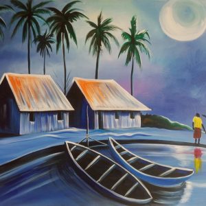 Standing by the still water